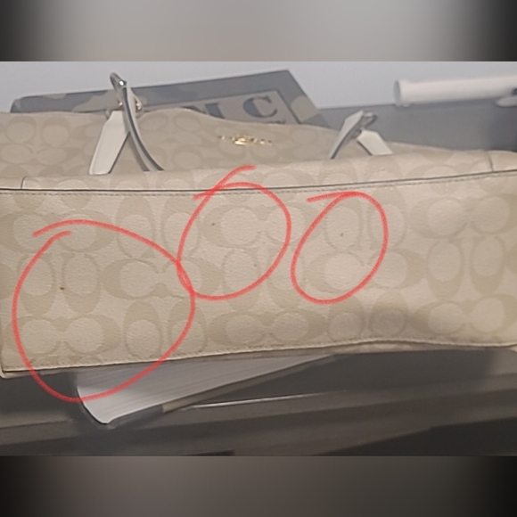 Coach Chalk tote Bag+Chalk Wallet - Picture 11 of 12